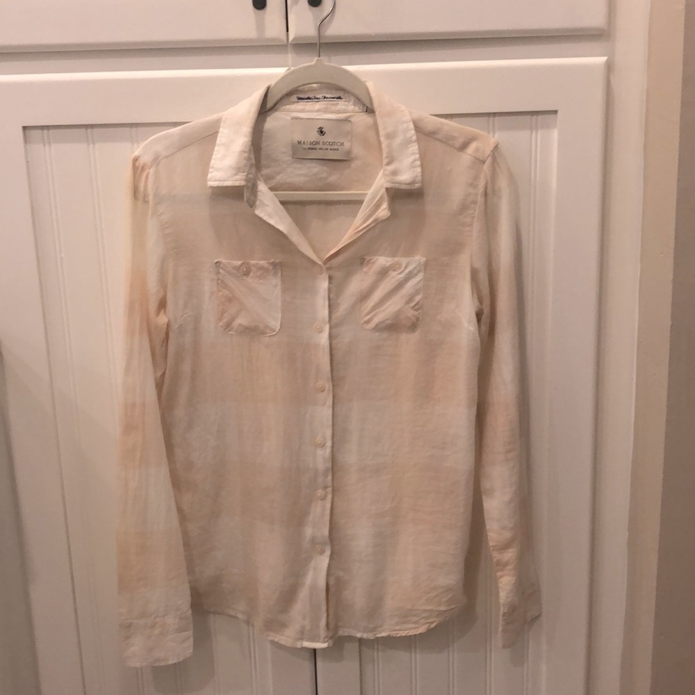 Maison Scotch button up size: small/petite